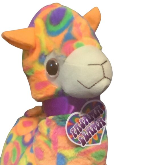 Pajama Llama Plush Toy Good Stuff Stuffed Animal 14” Rainbow Multicolor - Picture 2 of 7